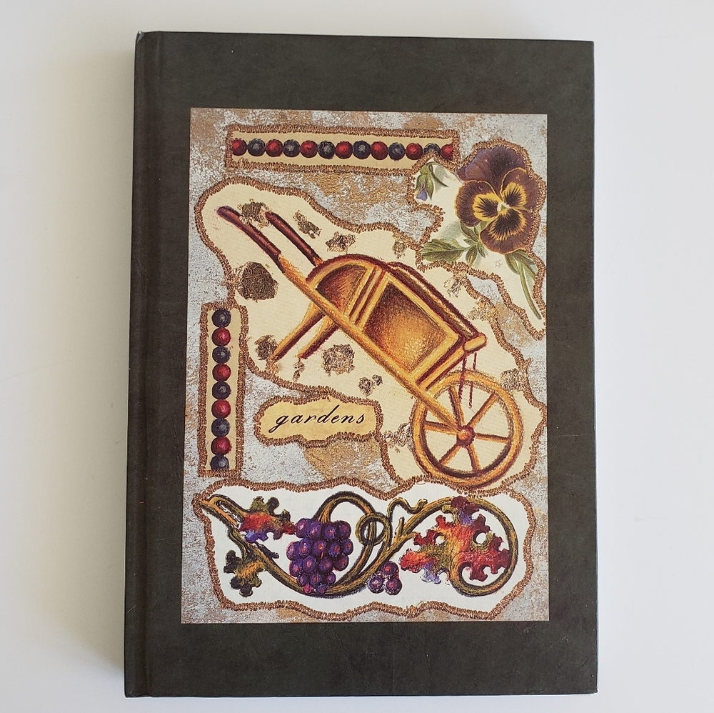 Hardcover blank pages notebook